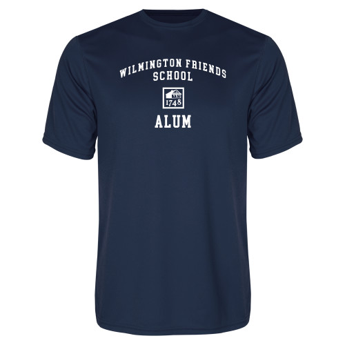  Navy Performance Tee - Alum