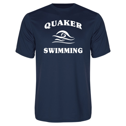  Navy Performance Tee - Swimming
