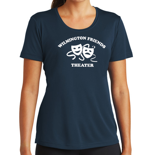  Womens Navy Performance Tee - Theater