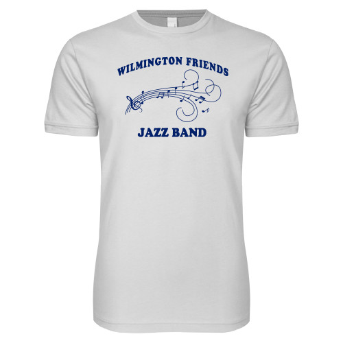  Next Level White SoftStyle T Shirt - Jazz Band