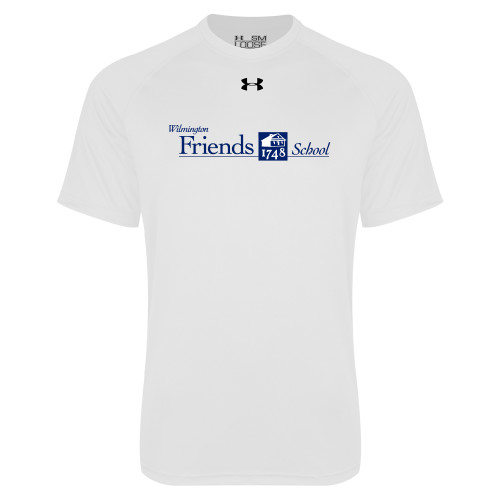  Under Armour White Tech Tee - Primary Mark