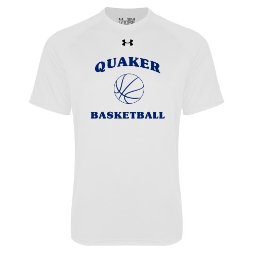  Under Armour White Tech Tee - Basketball