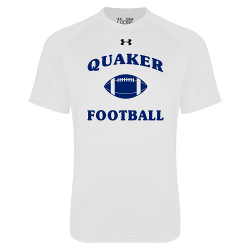  Under Armour White Tech Tee - Football