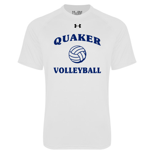  Under Armour White Tech Tee - Volleyball