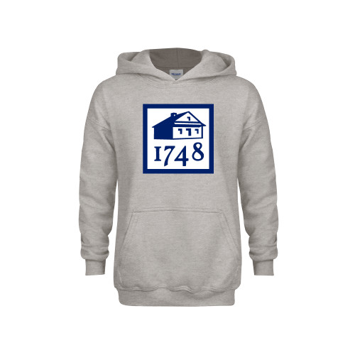  Youth Grey Fleece Hood - Wilmington 1748