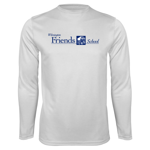 Main Image for  White Performance Long Sleeve Shirt