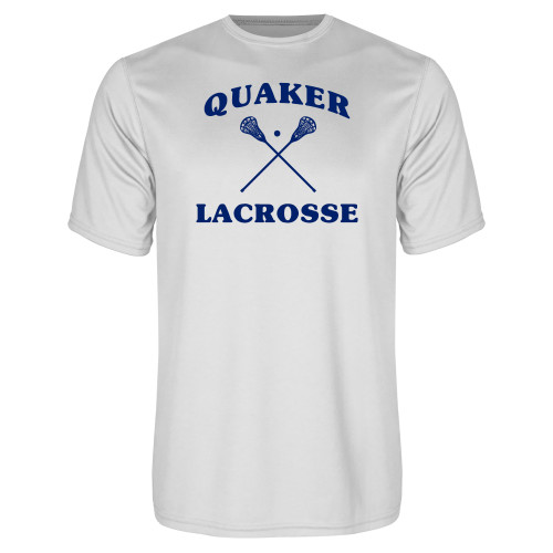  White Performance Tee - Lacrosse