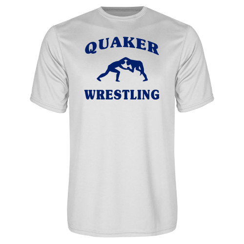  White Performance Tee - Wrestling