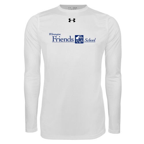 Main Image for  Under Armour White Long Sleeve Tech Tee