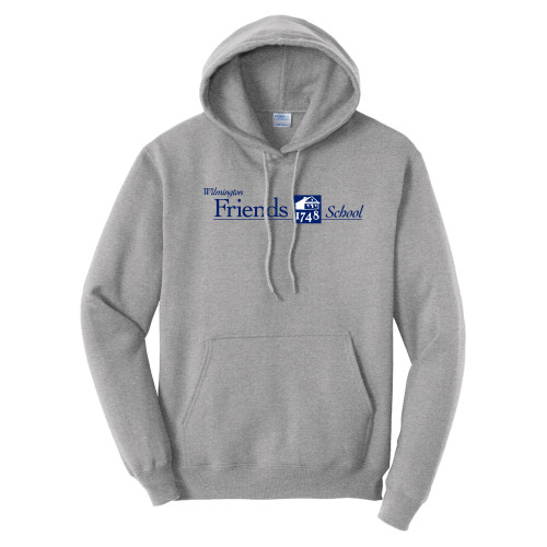  Tall Athletic Heather Fleece Hoodie - Primary Mark - Plus