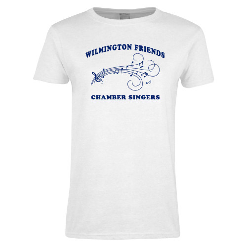  Womens White Short Sleeve Tee - Chamber Singers