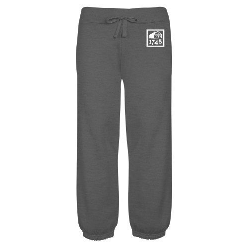  ENZA Womens Dark Heather Banded Fleece Capri - Wilmington 1748