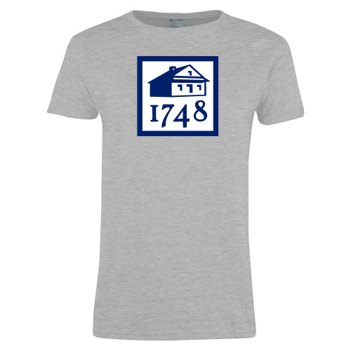  Womens Grey Short Sleeve Tee - Wilmington 1748