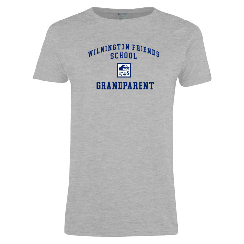  Womens Grey Short Sleeve Tee - Grandparent