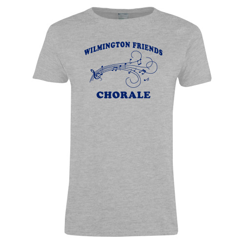  Womens Grey Short Sleeve Tee - Chorale