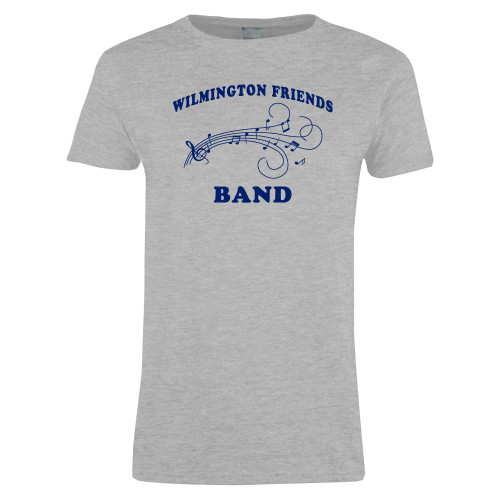  Womens Grey Short Sleeve Tee - Band
