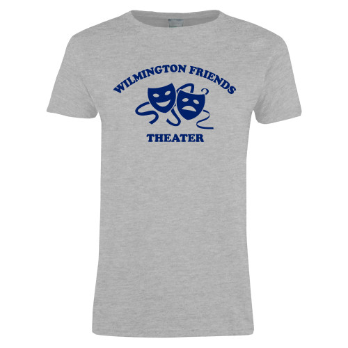  Womens Grey Short Sleeve Tee - Theater