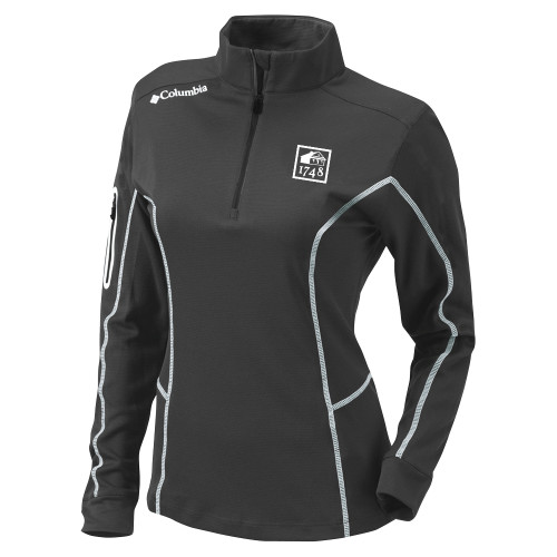  Columbia Womens Omni Wick Charcoal 1/4 Zip - Wilmington 1748