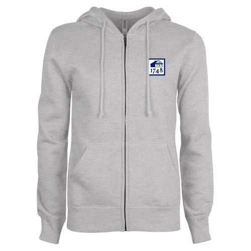  ENZA Womens Grey Fleece Full Zip Hoodie - Wilmington 1748