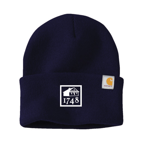  Carhartt Navy Knit Beanie w/Cuff - Wilmington 1748