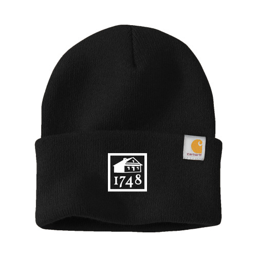  Carhartt Black Knit Beanie w/Cuff - Wilmington 1748