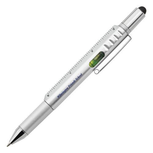  6 in 1 Silver Ballpoint Pen - Wilmington 1748