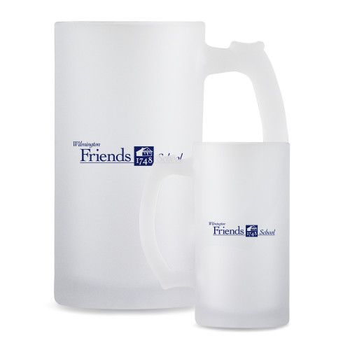 Full Color Decorative Frosted Glass Mug 16oz - Primary Mark