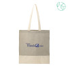 Thumbnail image for  Split Recycled Grey Cotton Twill Convention Tote