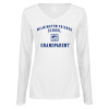 Thumbnail image for  Womens White Long Sleeve V Neck Tee
