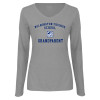 Thumbnail image for  Womens Grey Long Sleeve V Neck Tee 