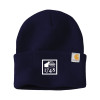 Thumbnail image for  Carhartt Navy Knit Beanie w/Cuff