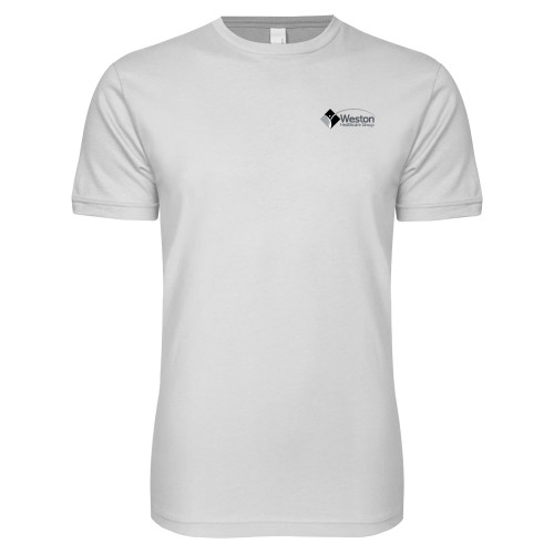 Next Level White SoftStyle T Shirt-Weston Healthcare