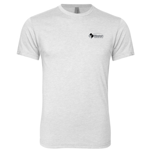 Next Level Heather White Triblend Tee-Weston Healthcare