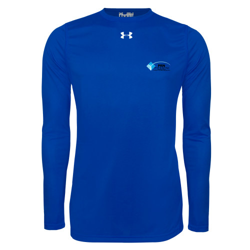 Under Armour Royal Long Sleeve Tech Tee-PRN