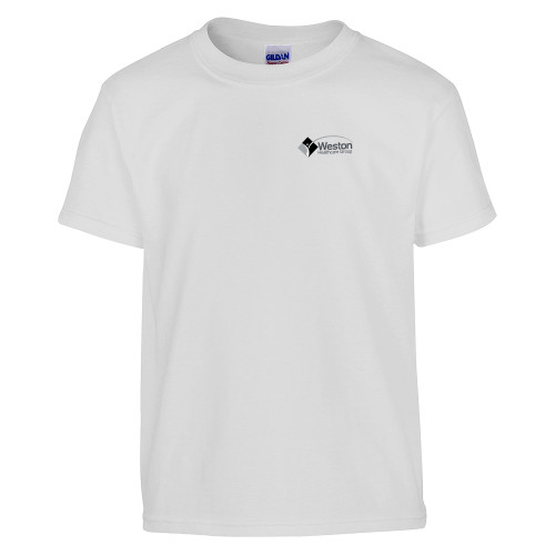 Youth White T Shirt-Weston Healthcare