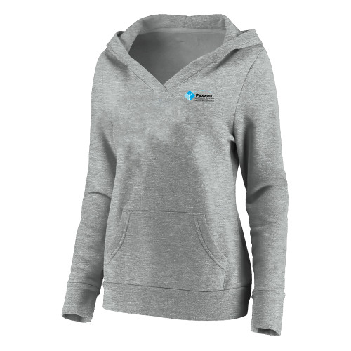 Womens Plus Heather Grey Hoodie-Paxxon