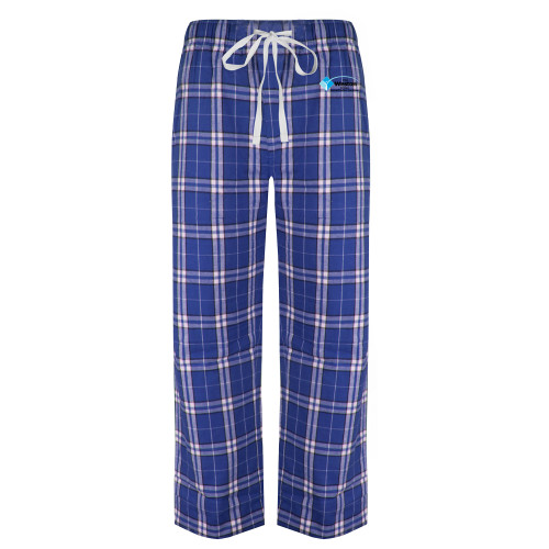 Royal/White Flannel Pajama Pant-The Weston Group