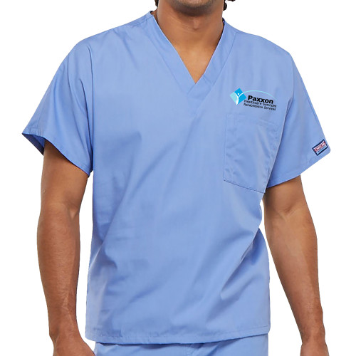 Unisex Royal WW Originals V Neck Scrub Top BLANK-