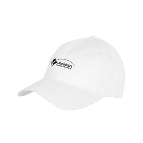 Youth White Pro Style Hat-Weston Healthcare