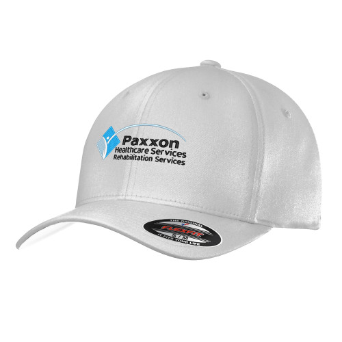 White Flexfit Structured Low Profile Hat-Paxxon