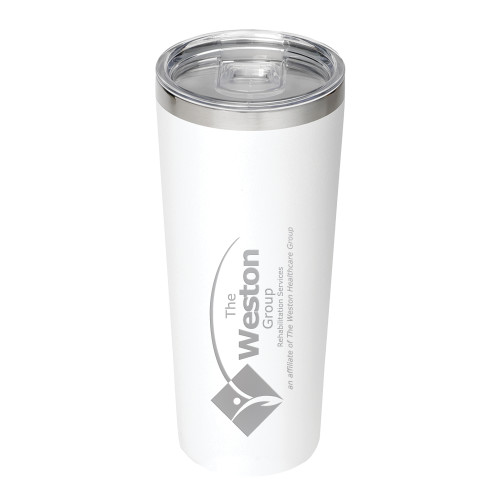 Thor Vacuum Insulated White Tumbler 22oz-The Weston Group Engraved