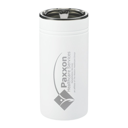 Sherpa Vacuum White Tumbler & Insulator 12oz-Paxxon Engraved