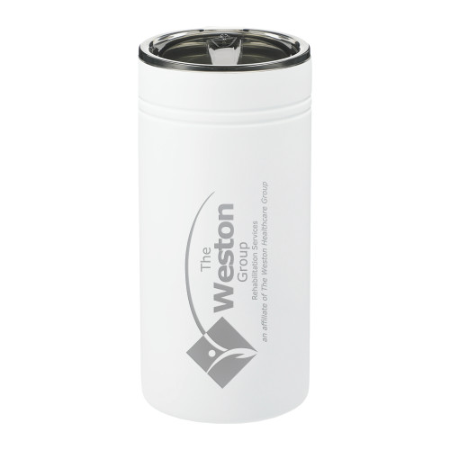 Sherpa Vacuum White Tumbler & Insulator 12oz-The Weston Group Engraved