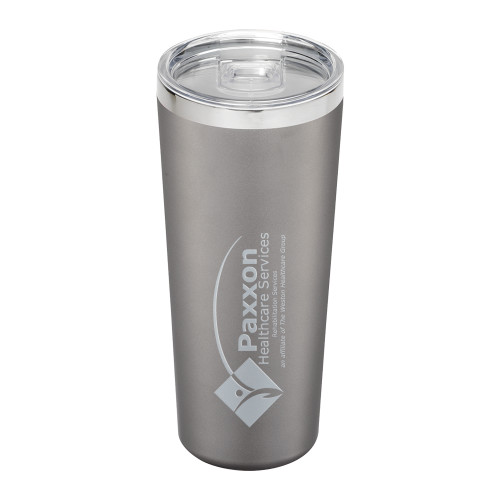 Thor Vacuum Insulated Grey Tumbler 22oz-Paxxon Engraved
