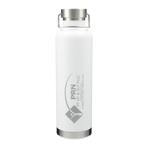 Thor Copper Vacuum Insulated White Bottle 32oz-PRN Engraved