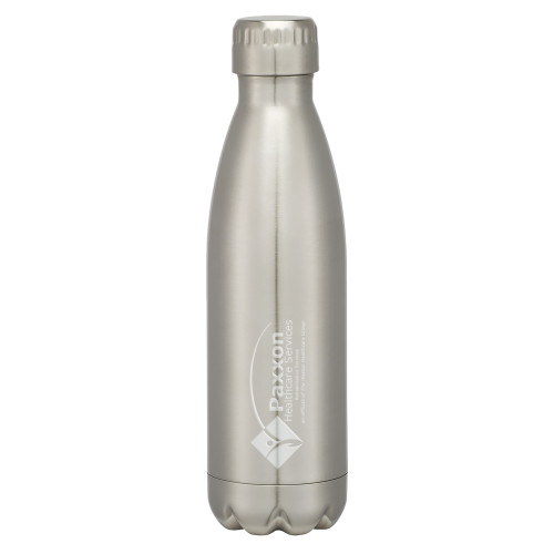 Swig Stainless Steel Silver Bottle 16oz-Paxxon Engraved