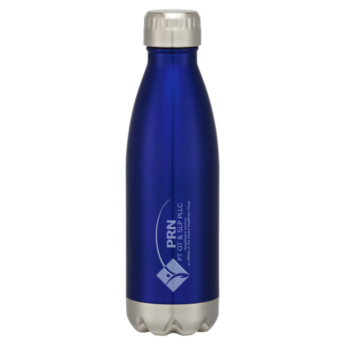 Swig Stainless Steel Blue Bottle 16oz-PRN Engraved