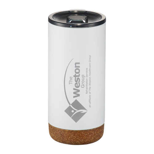 Valhalla Vacuum Insulated White Tumbler 16oz-The Weston Group Engraved