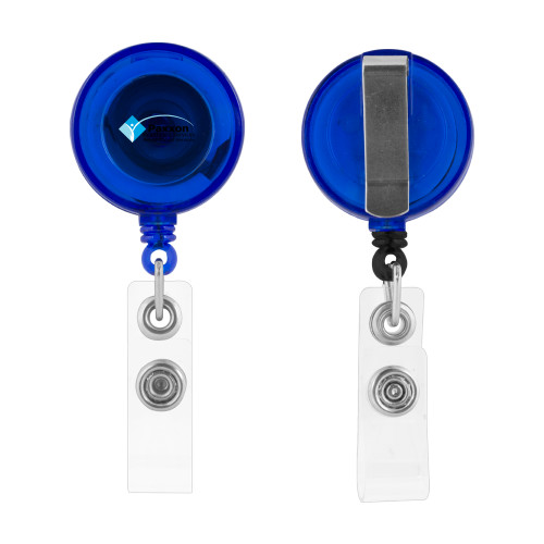 Blue Retractable Badge Holder-Paxxon