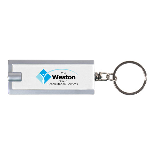 Turbo White Flashlight Key Holder-Paxxon